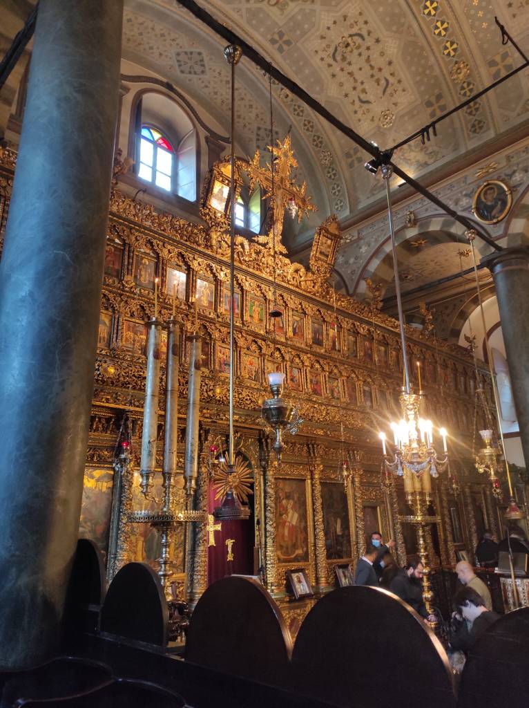 Interior del patriarcado ortodoxo de Constantinopla